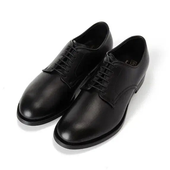 [BUNJANG] Postman Derby T-2 Black Leather Shoes 255 / 포스트맨 더비 T-2 블랙 255