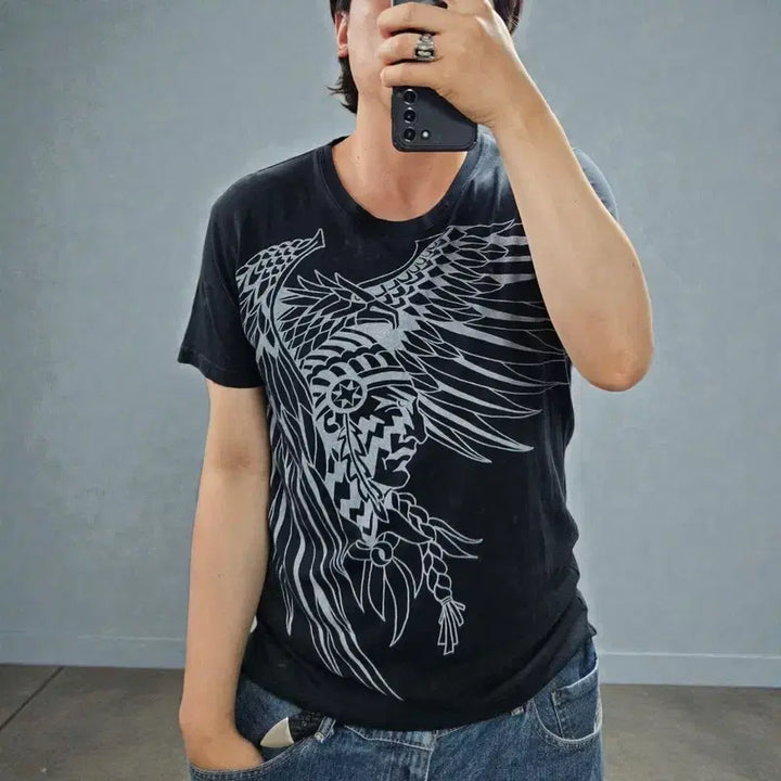 [BUNJANG] Balmain x 10 Corso Como Graphic T-Shirt Black / 발망 일꼬르소 반팔티 M0506