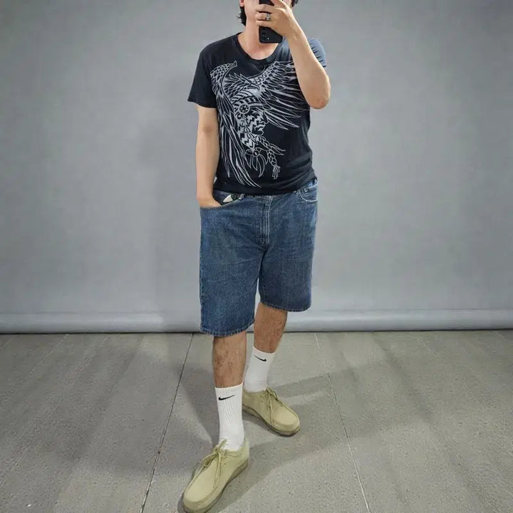 [BUNJANG] Balmain x 10 Corso Como Graphic T-Shirt Black / 발망 일꼬르소 반팔티 M0506