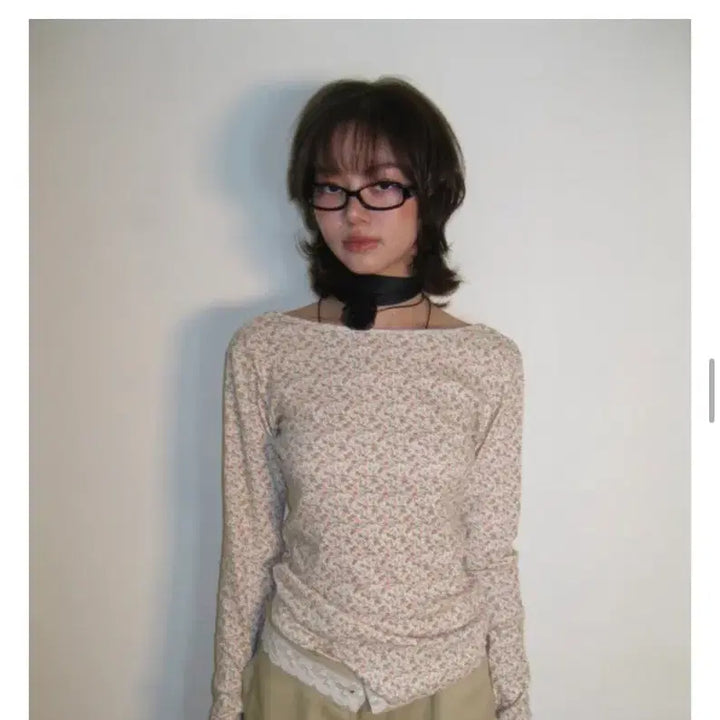 [BUNJANG] Tangerine Top Beige Flower / 탠저 탑 베이지플라워