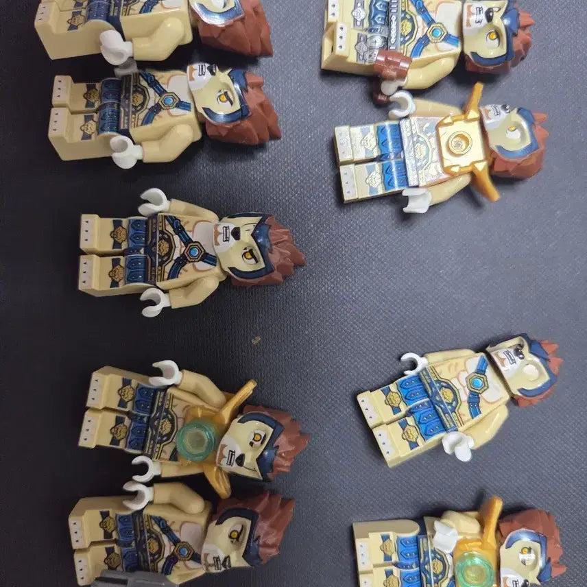 [BUNJANG] LEGO Chima Lion Tribe Minifigures (9 Pieces) / 레고 키마 사자부족 미니피규어 9개