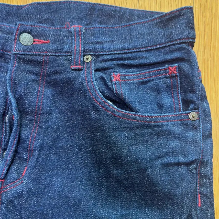 [BUNJANG] The Hundreds 5-Pocket Indigo Denim Pants W34 / The Hundreds 더헌드레드 5포켓 인디고 데님팬츠 W34
