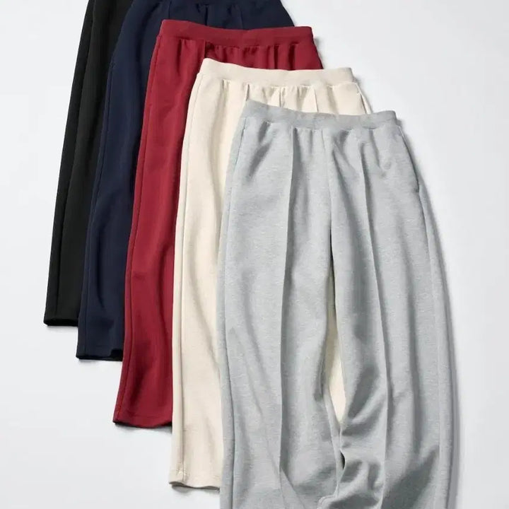 [BUNJANG] Uniqlo C Sweat Straight Pants Long Length Red 3XL / 유니클로C/ 스웨트스트레이트팬츠 긴기장 레드/ 3XL