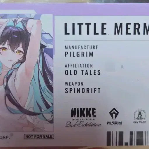 [BUNJANG] Goddess of Victory: NIKKE Exhibition Little Mermaid Siren Staff ID Card / 승리의 여신 니케 NIKKE 전시회 리틀 머메이드 세이렌 사원증
