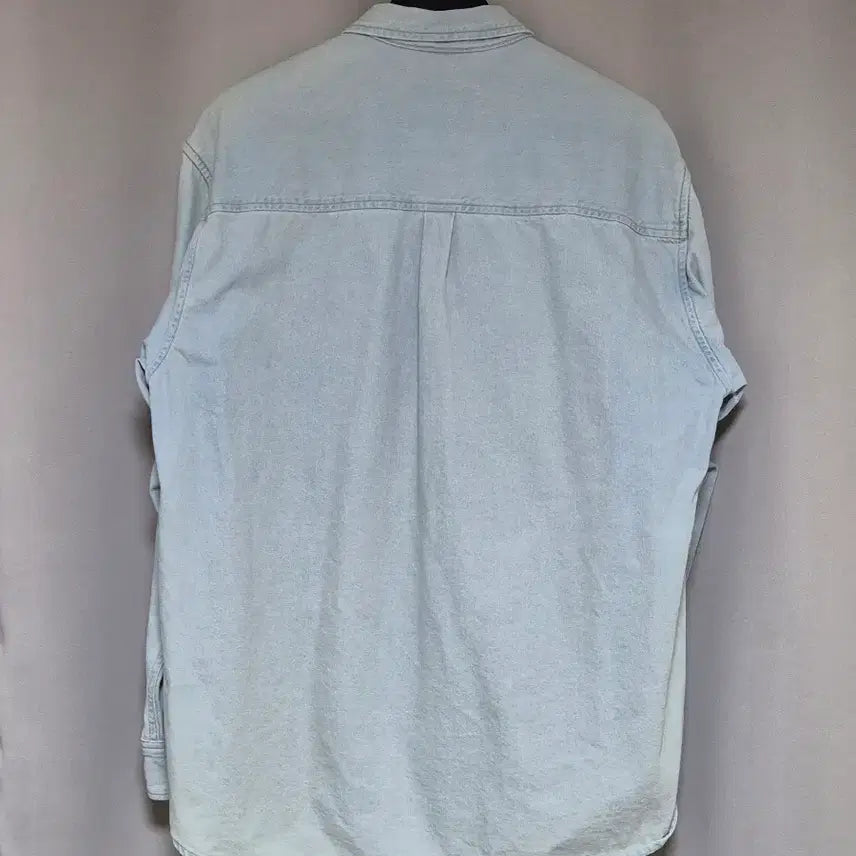 [BUNJANG] Carhartt WIP C Logo Denim Shirt Light Blue L / 커버낫 C로고 데님셔츠 라이트블루 L