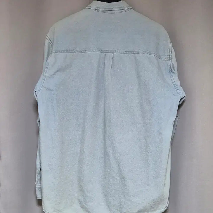 [BUNJANG] Carhartt WIP C Logo Denim Shirt Light Blue L / 커버낫 C로고 데님셔츠 라이트블루 L