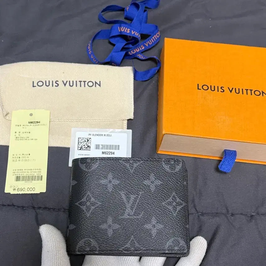 [BUNJANG] Louis Vuitton Eclipse Slender Wallet M62294 / 26.04크림구매 상태 최상 루이비통 이클립스 슬렌더 반지갑M62294