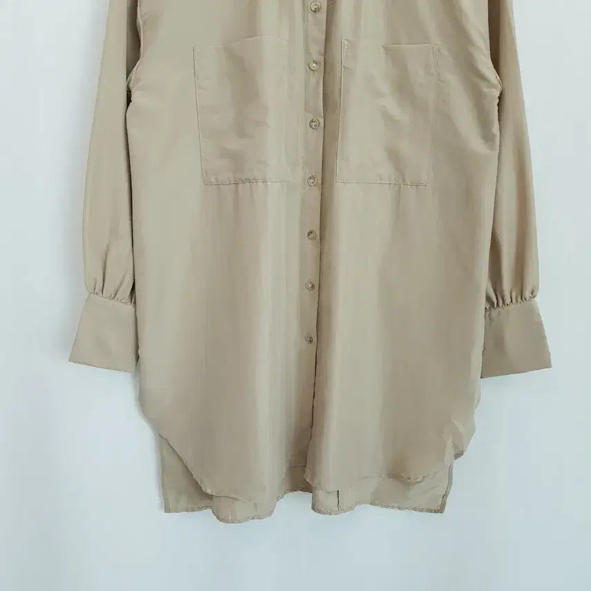 [BUNJANG] Vintage Belted Long Sleeve Blouse / 빈티지 벨티드 오피스룩 하객룩 긴팔 롱 블라우스 여F Q589