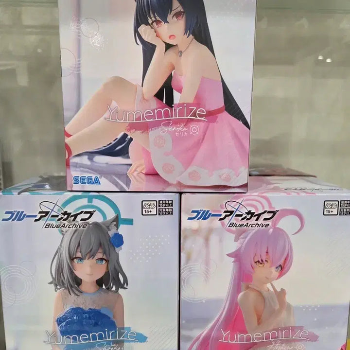 [BUNJANG] Blue Archive Yumemiris Serika, Hoshino, Shiroko Figure Set (Sealed) / 미개봉 블루 아카이브 유메미리즈 세리카 호시노 시로코 피규어 세트