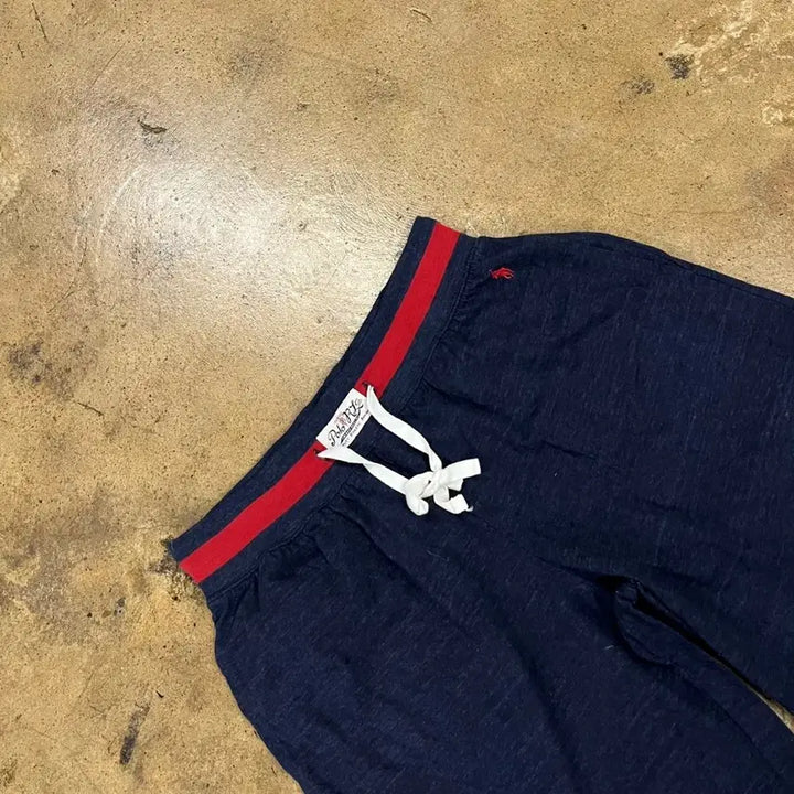 [BUNJANG] Polo Ralph Lauren Navy Shorts Red Accent / [정품/L] 폴로 랄프로렌 네이비 반바지 레드 포인트