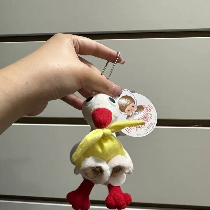 [BUNJANG] Classic Stork Bebe Monchhichi Keychain / 고전 황새 베비치치 키링 몬치치