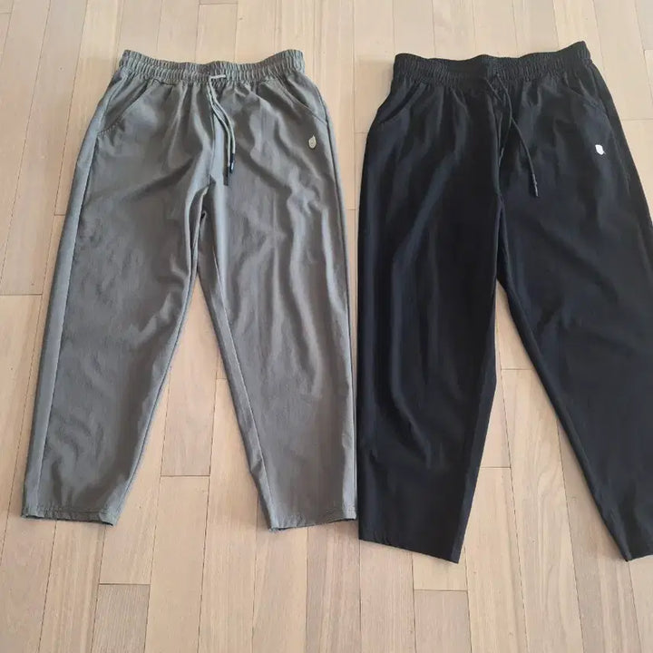 [BUNJANG] Charcoal/Black Slack Pants Set / 챠콜/블랙 슬렉스 바지 세트