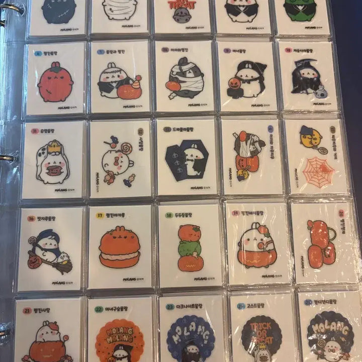 [BUNJANG] Molang Chun-Sik &amp; Knotted Seal Stickers / 몰랑이 춘식이 노티드 띠부