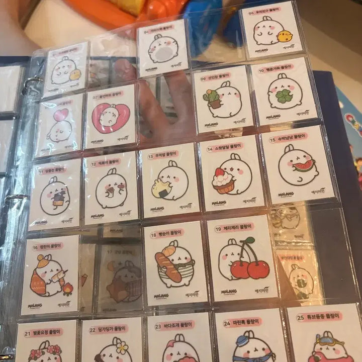 [BUNJANG] Molang Chun-Sik &amp; Knotted Seal Stickers / 몰랑이 춘식이 노티드 띠부
