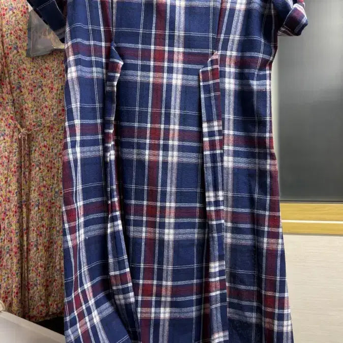 [BUNJANG] Code:es Combine Checkered Dress / 코데즈컴바인 체크 원피스