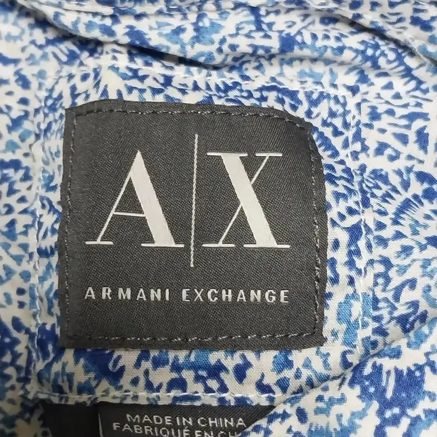 [BUNJANG] ARMANI EXCHANGE Pattern Slim Fit Shirt L / ARMANI EXCHANGE 아르마니 패턴 셔츠L