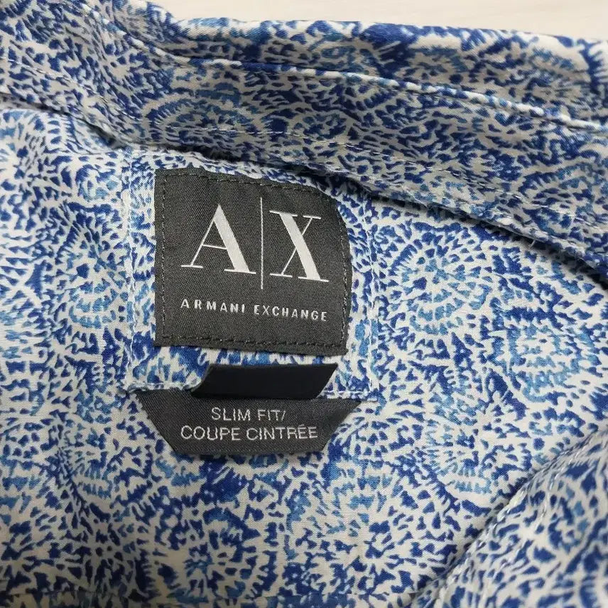 [BUNJANG] ARMANI EXCHANGE Pattern Slim Fit Shirt L / ARMANI EXCHANGE 아르마니 패턴 셔츠L