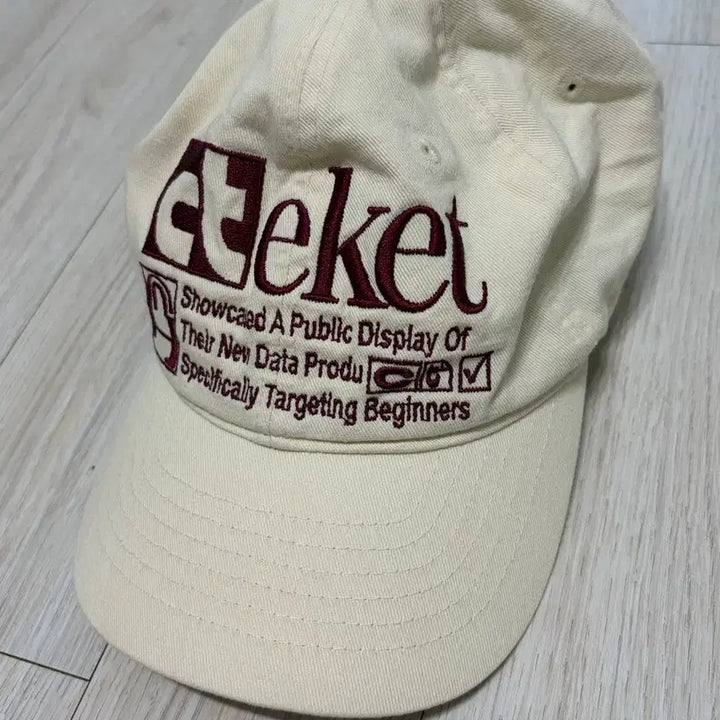 [BUNJANG] Teker Ball Cap Cream / 테켓 볼캡 모자 크림