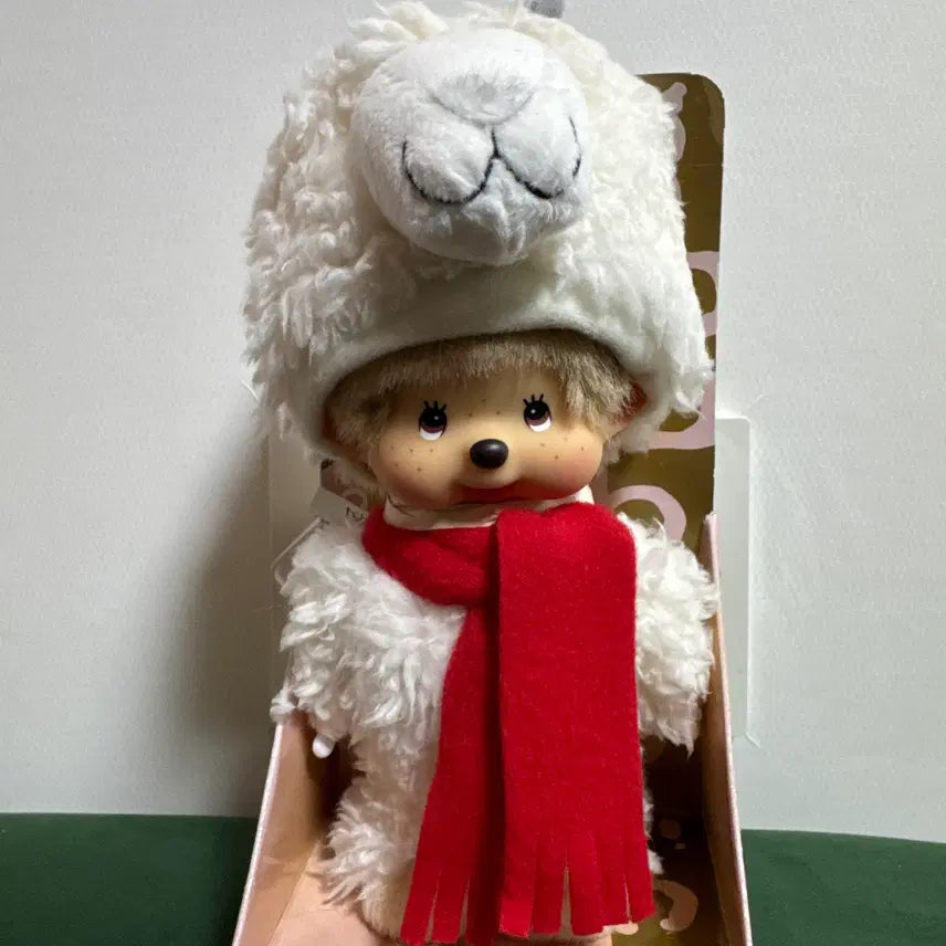 [BUNJANG] Monchhichi Alpaca Gold Box 30th Anniversary / 초레어) 30주년 알파카 몬치치 골드박스