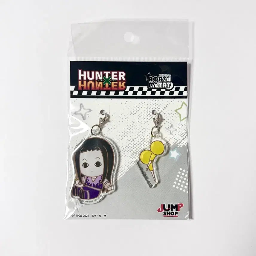 [BUNJANG] Hunter x Hunter Illumi Acrylic Keyring Charm / 헌터헌터 이르미 아크릴메트리 점프샵 아크릴 키링 챰