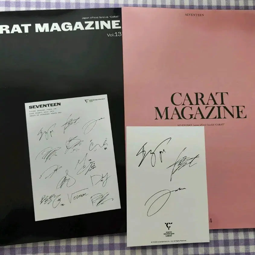 [BUNJANG] Seventeen Japan Fanclub Magazine Bundle Set / 세븐틴 일본 팬클럽 회지