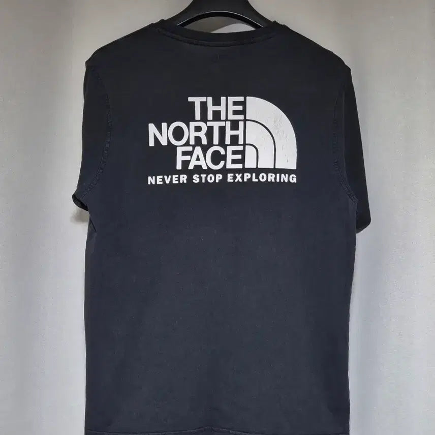 [BUNJANG] The North Face Basic Logo EX T-Shirt Black L / 노스페이스 베이직로고 EX 티셔츠 블랙 L