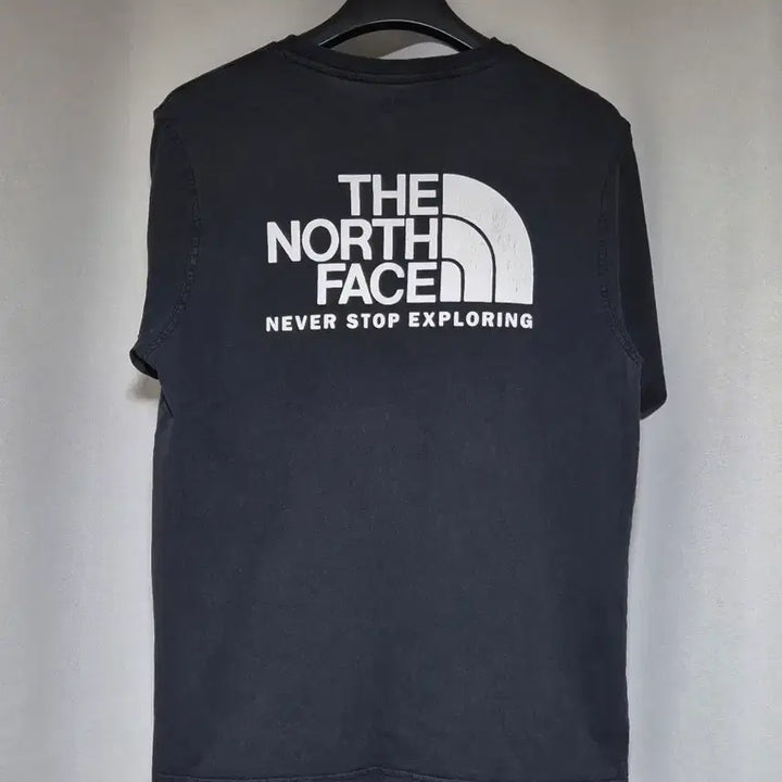 [BUNJANG] The North Face Basic Logo EX T-Shirt Black L / 노스페이스 베이직로고 EX 티셔츠 블랙 L