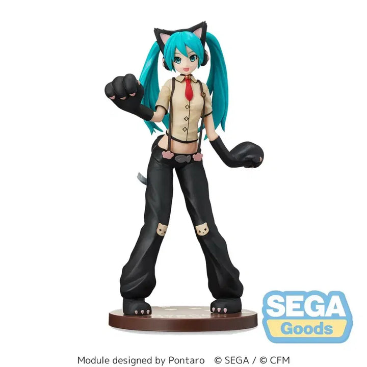 [BUNJANG] SPM Project Diva Nyanmiku Cat Miku Figure (Sealed) / 새상품) SPM 세가 냥코미쿠 고양이 하츠네 미쿠 네코미미 피규어 프디바