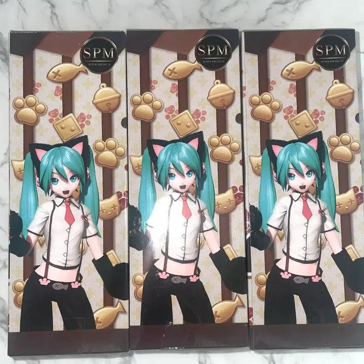 [BUNJANG] SPM Sega Neko Hatsune Miku Cat Ear Figure / 현품 미개봉) SPM 세가 냥코미쿠 고양이 하츠네 미쿠 네코미미 피규어 프디바