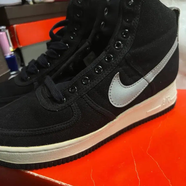 [BUNJANG] Nike Air Force 1 High Canvas Black (1994) Men&