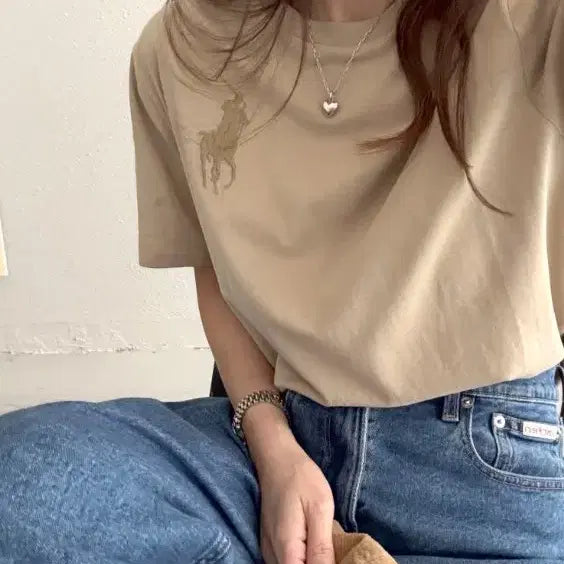[BUNJANG] Polo Boys Cotton T-Shirt L / 폴로보이즈 반팔 티셔츠 L사이즈 55가능 새상품