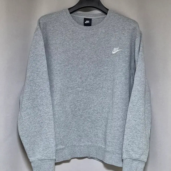 [BUNJANG] Nike NSW Club Crew Sweatshirt Grey L / 나이키 NSW 클럽 크루 맨투맨 그레이 L