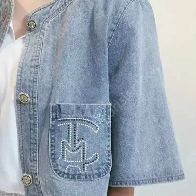 [BUNJANG] TIME Denim Jumper Jacket / 새거) 타임 (TIME) 데님 점퍼 재킷