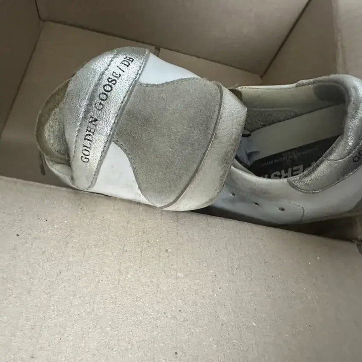 [BUNJANG] Golden Goose Superstar White Silver Star Sneakers / (급처)골든구스 슈퍼스타 화이트 실버 별 스니커즈