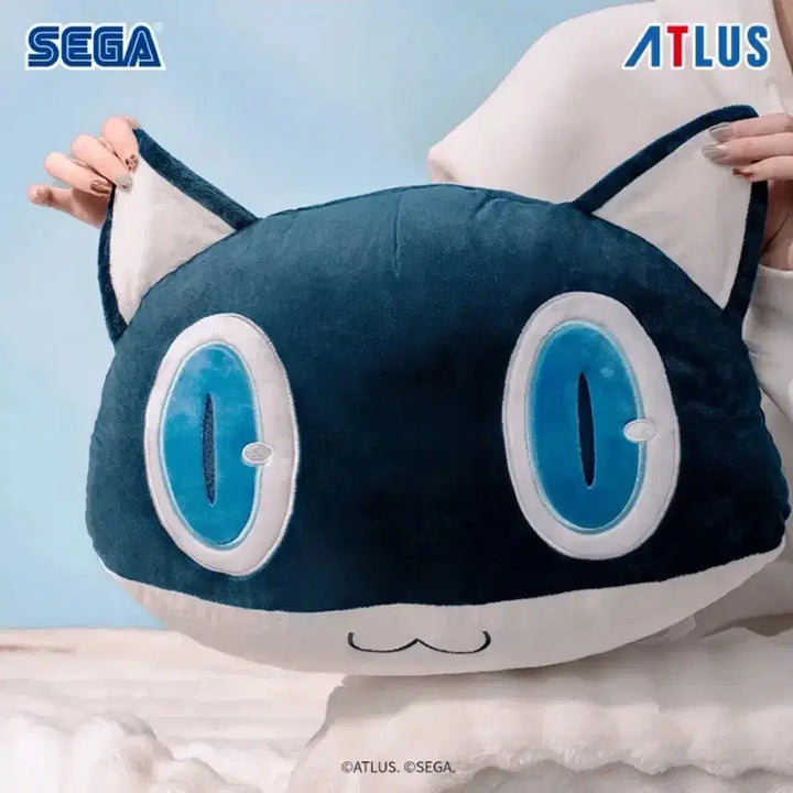 [BUNJANG] Persona 5 Morgana Large Plush Cushion / 판매) 미개봉 페르소나5 모르가나 얼굴 대형 인형 쿠션 누이