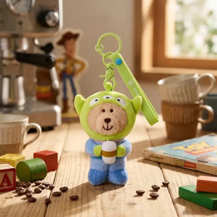 [BUNJANG] Starbucks Toy Story Alien Bearista Keyring / 스타벅스 토이스토리 베어리스타 알린 키링