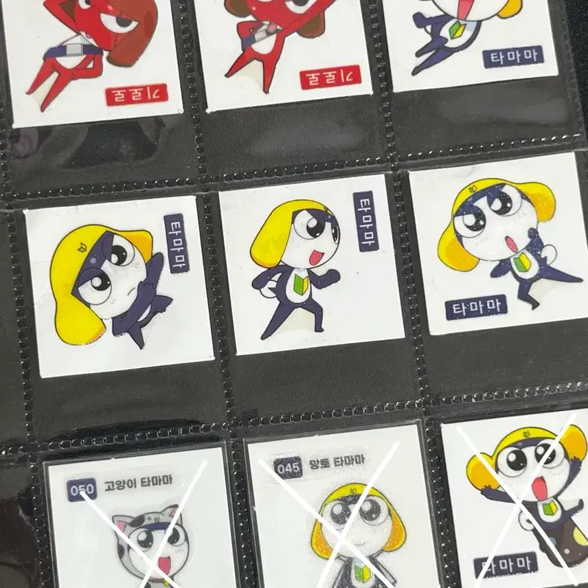 [BUNJANG] Tamama &amp; Giroro Stickers / 타마마 기로로 띠부씰 판매