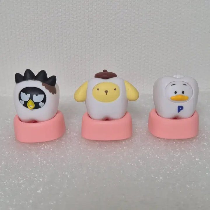 [BUNJANG] Sanrio Characters Tooth Figures Bundle Set / 산리오 캐릭터 이빨 피규어 3종 일괄