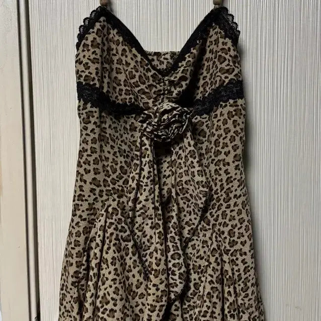 [BUNJANG] No Romance Leopard Mini Dress / No romance 레오파드 호피 원피스 갸루