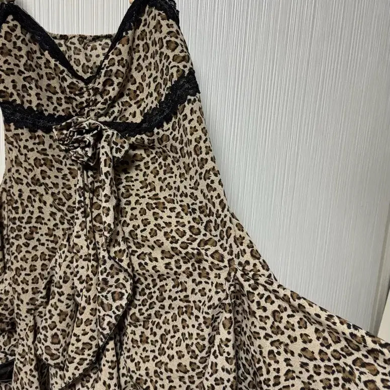 [BUNJANG] No Romance Leopard Mini Dress / No romance 레오파드 호피 원피스 갸루