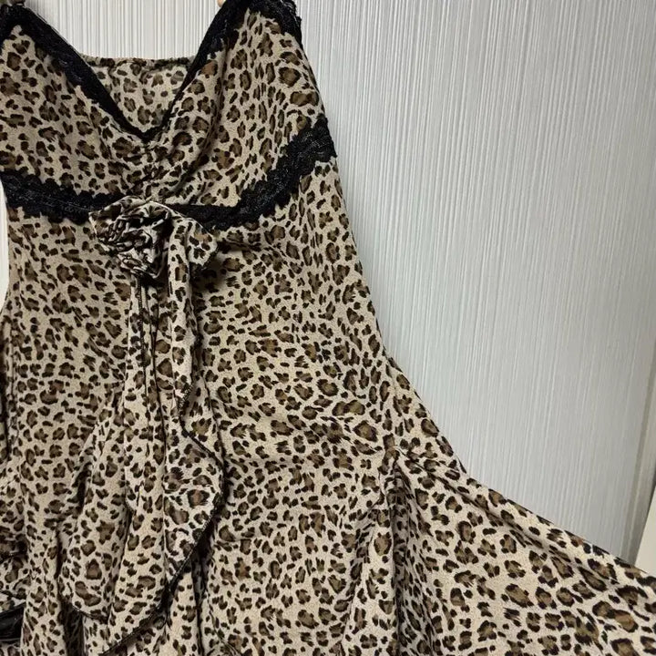 [BUNJANG] No Romance Leopard Mini Dress / No romance 레오파드 호피 원피스 갸루