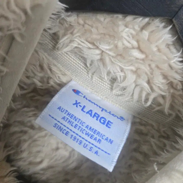 [BUNJANG] Champion Sherpa Boa Fleece Jacket (Beige, XL) / 챔피온 쉐르파 보아 후리스 (베이지/XL)