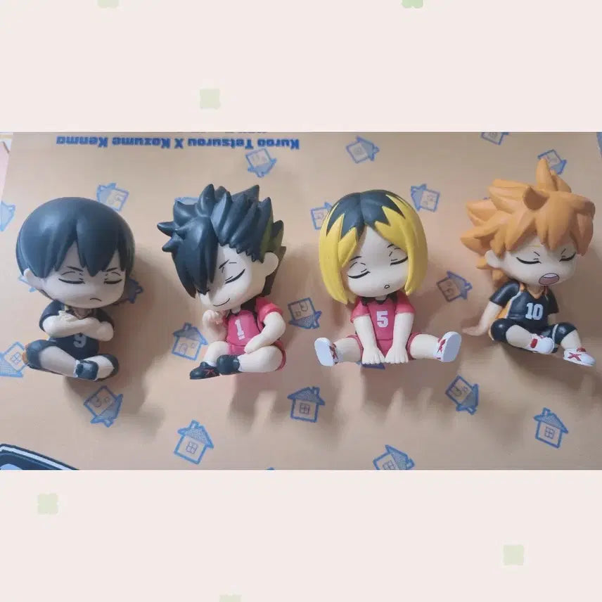 [BUNJANG] Haikyu!! Shoulder Hug Figure Bundle Set / 하이큐 어깨쿵 피규어+켄마 가챠 덤