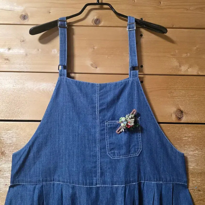 [BUNJANG] Shoulder Strap Dress with Corsage Coordinating / 어깨끈 청원핏.  (코사지 코디용입니다