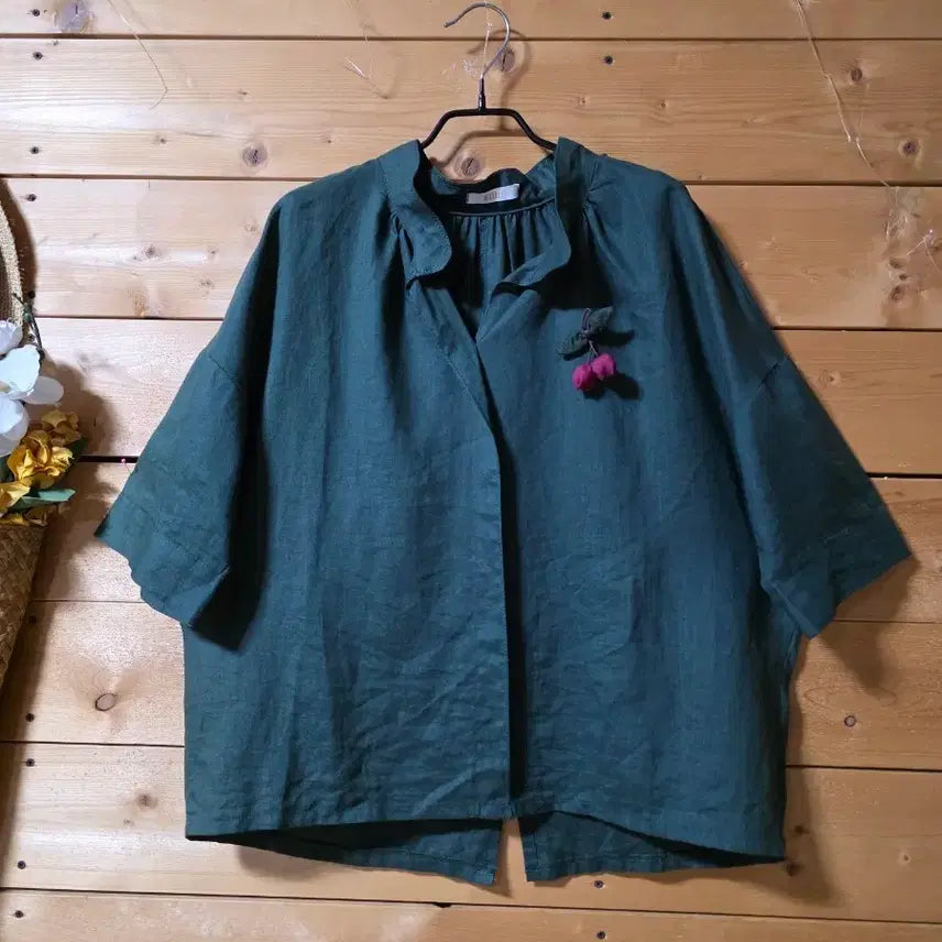 [BUNJANG] 100% Wool Blend Jacket Khaki Size 77-88 / 마100%셔즈. (코사지 코디용입니다