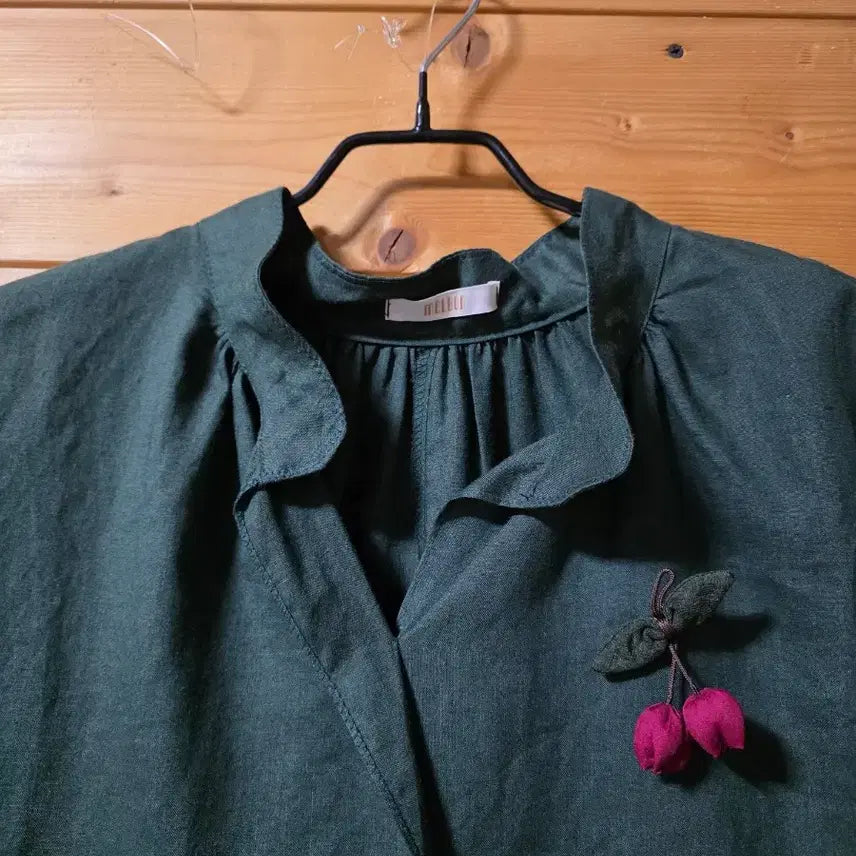 [BUNJANG] 100% Wool Blend Jacket Khaki Size 77-88 / 마100%셔즈. (코사지 코디용입니다
