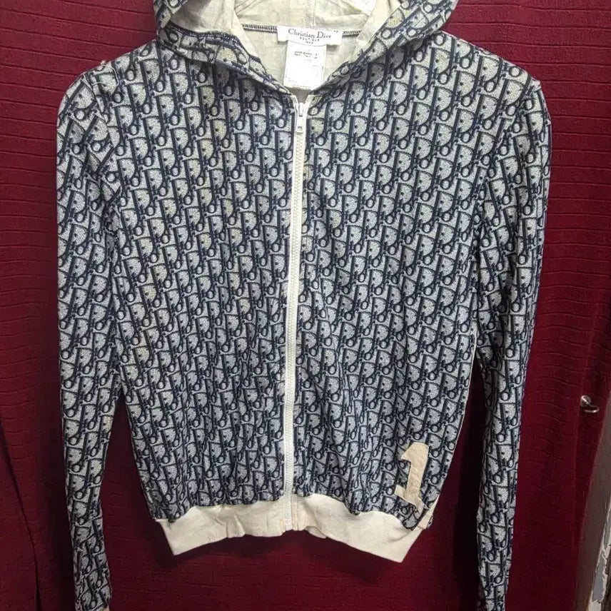 [BUNJANG] Dior Oblique Hooded Zip-Up Jacket / 디올 오블리크 후드 집업