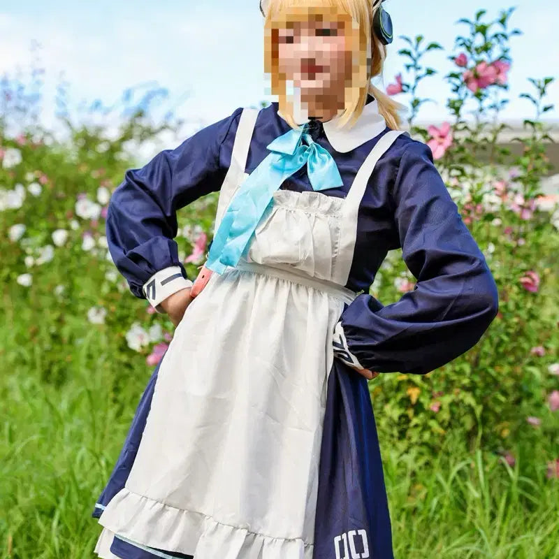 [BUNJANG] Blue Archive Saiba Midori Maid Version Cosplay Costume / 블루아카이브 사이바미도리 메이드버전 판매