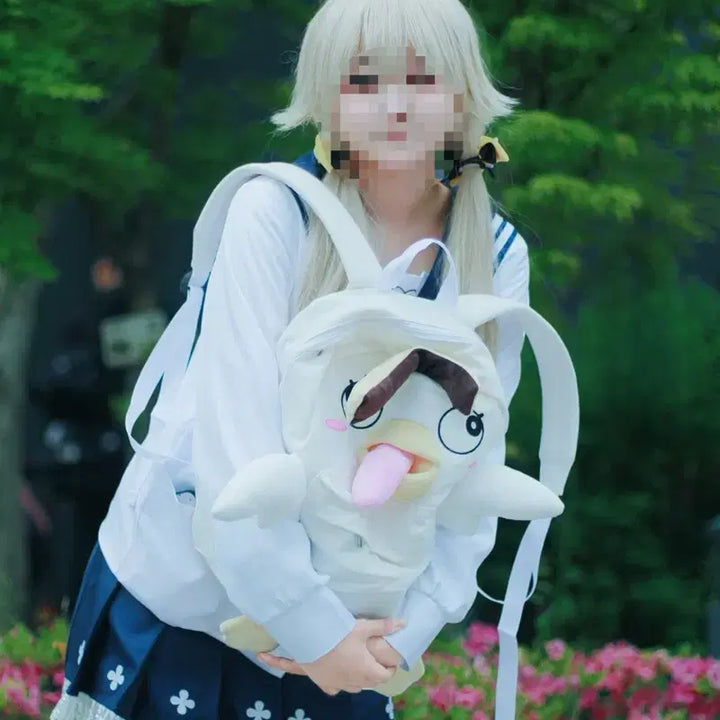 [BUNJANG] Blue Archive Hifumi Cosplay Costume L Size with Peropero Doll Bag / 블루아카이브 히후미 L 8.0