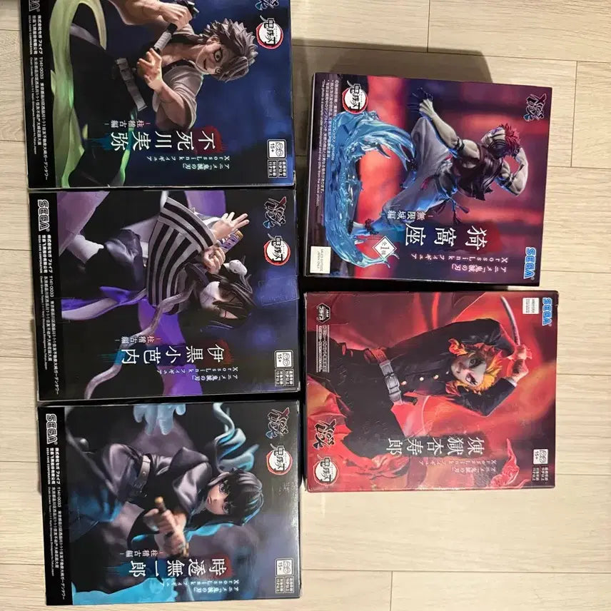 [BUNJANG] Demon Slayer SEGA XrossLink Figure Set (Set of 5) / 귀멸의 칼날 SEGA XrossLink 피규어
